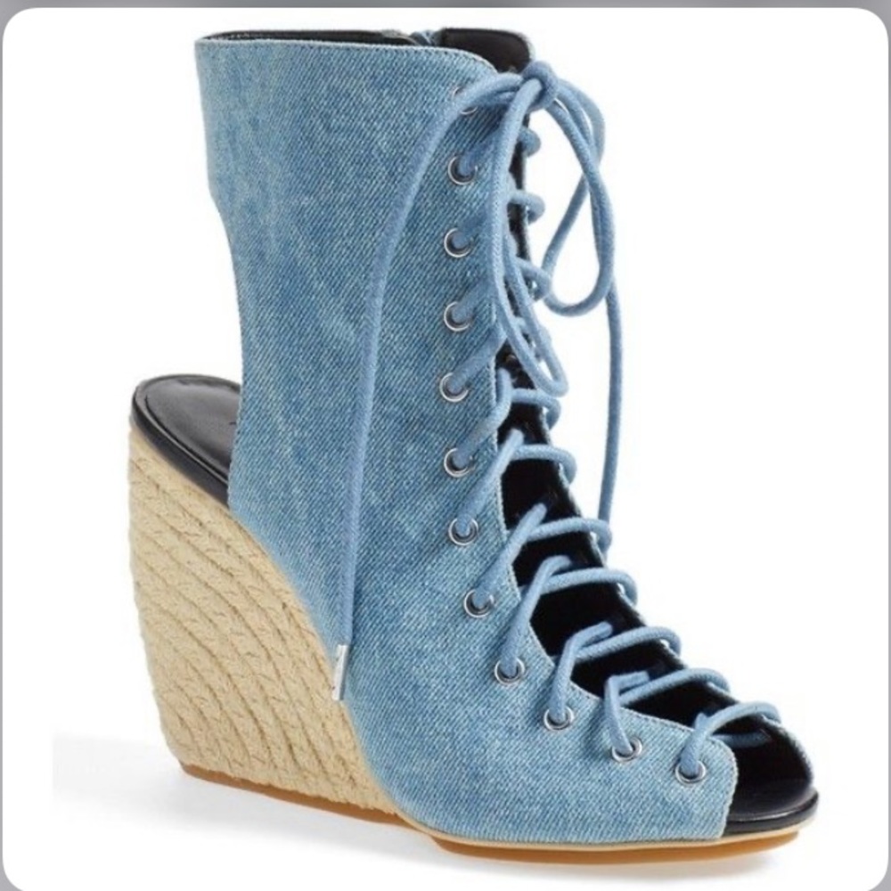 Rebecca Minkoff Women's Lace-up Espadrille Wedge